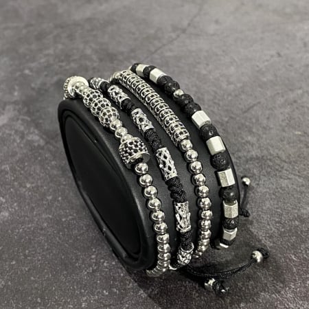 Set 4 Bratari Brooks BlackSilver Fusion [3]