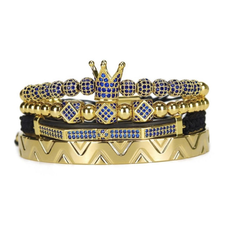 SETURI BRATARI - Set 4 Bratari Brooks Blue Imperial Zircon