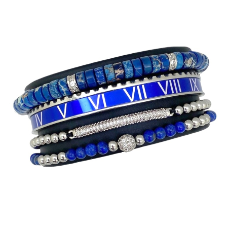 Set 4 Bratari Brooks Blue Obsession [0]