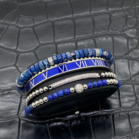 Set 4 Bratari Brooks Blue Obsession [3]