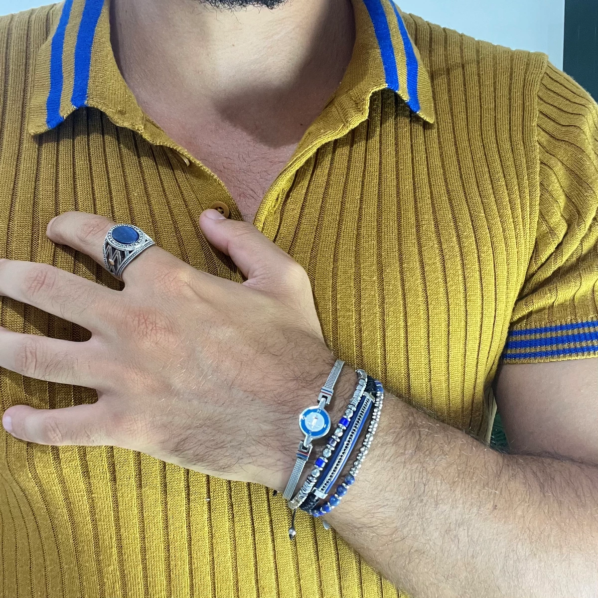 Set 4 Bratari Brooks Blue Yachting [3]