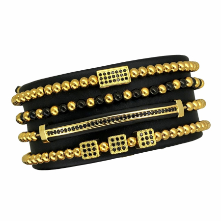 SETURI BRATARI - Set 4 Bratari Brooks Gold Boca Tenore