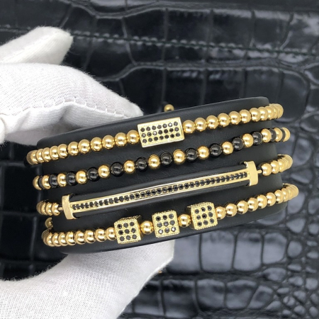 Set 4 Bratari Brooks Gold Boca Tenore [2]