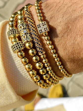 Set 4 Bratari Brooks Gold Handcrafted [1]