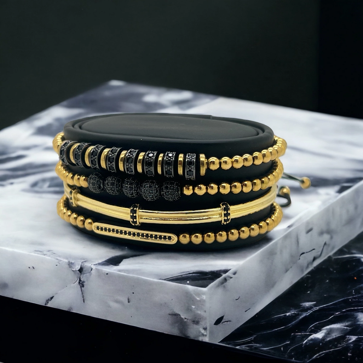 Set 4 Bratari Brooks Gold Travis [1]