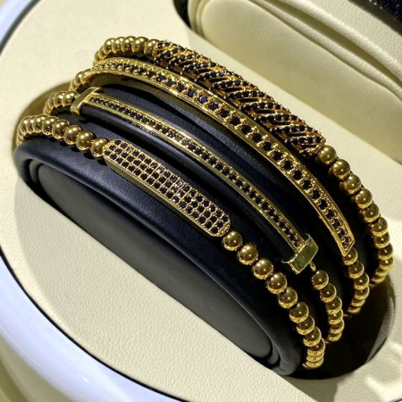 Set 4 Bratari Brooks Gold Tubes [1]