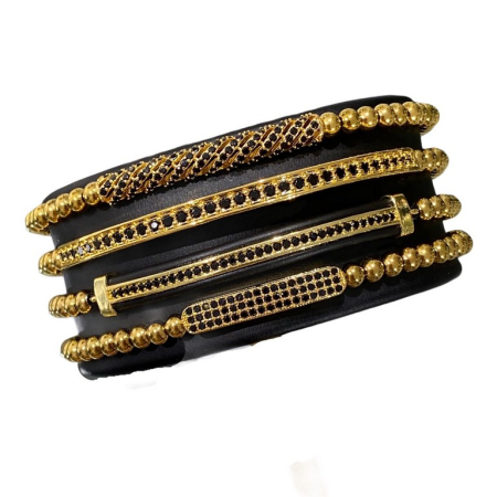 Set 4 Bratari Brooks Gold Tubes [0]