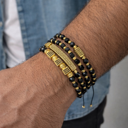 SETURI BRATARI - Set 4 Bratari Brooks GoldBlack