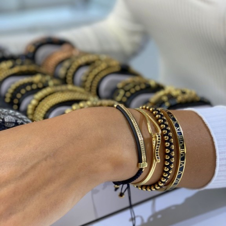 Set 4 Bratari Brooks GoldBlack Fusion Lady [2]