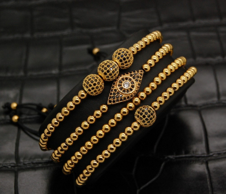 Set 4 Bratari Brooks Luxury Gold Elegance [4]