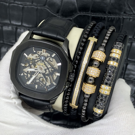 Set 4 Bratari Brooks Luxury GoldBlack Fusion [3]