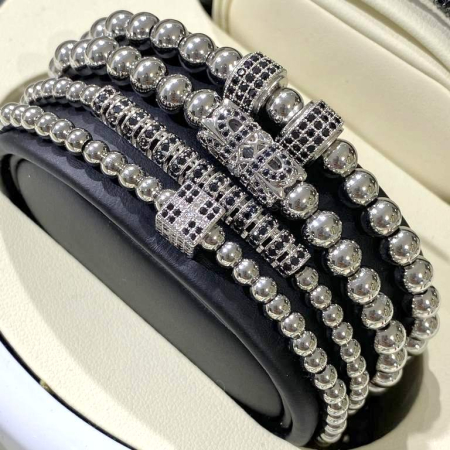 Set 4 Bratari Brooks Silver Kraft [2]