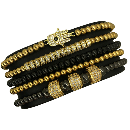 Set 5 Bratari Brooks Luxury Goldblack Simphony [0]