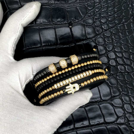 Set 5 Bratari Brooks Luxury Goldblack Simphony [3]