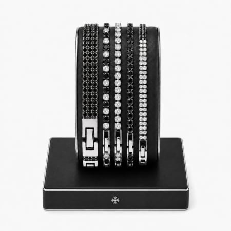 BRATARI BARBATI - Set 5 Bratari Tennis Black-White 20 CM