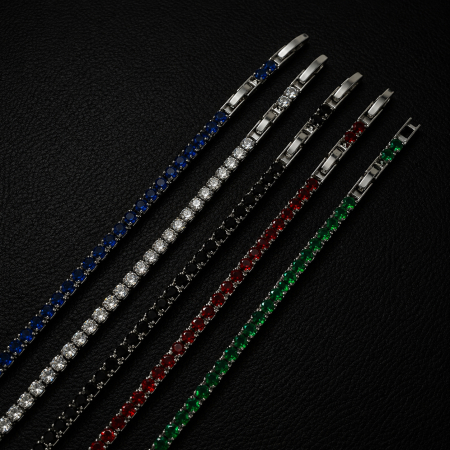Set 5 Bratari Tennis Zirconia Diamonds 3 MM / 19.5 CM [2]