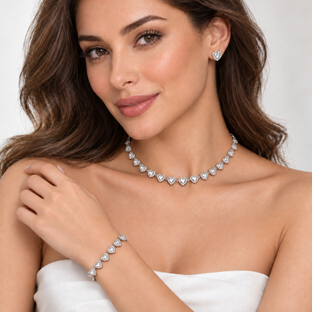 Set Angelic Hearts Diamonds [1]