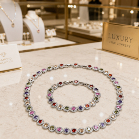 Set Angelic Rainbow Diamonds 10 MM [2]