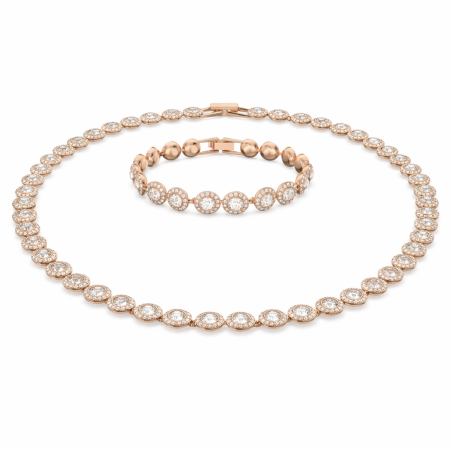 BIJUTERII DAMA - Set Angelic Rose Gold Diamonds 8MM AAA+ Quality