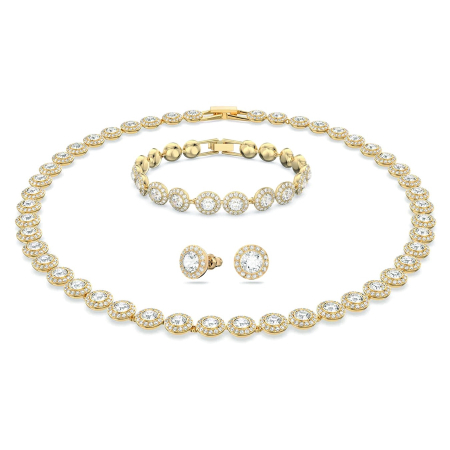 BIJUTERII DAMA - Set Bijuterii Angelic Gold Diamonds 8 MM  14K