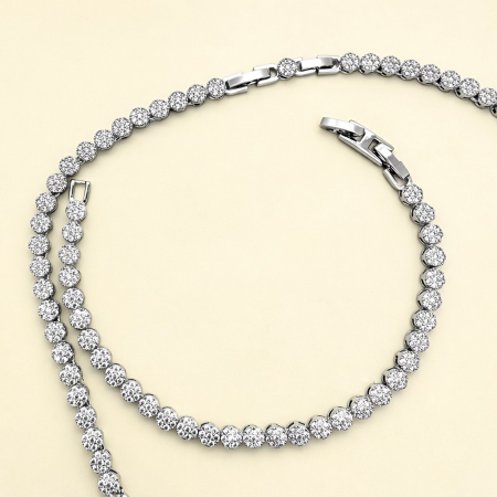 Set Bijuterii Angelic Silver Diamonds 5 MM [2]