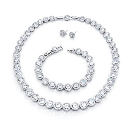 COLIERE INOX - Set Bijuterii Angelic The Original Diamonds 10 MM