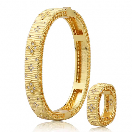 BRATARI - Set Bratara-Inel Gold Alhambra
