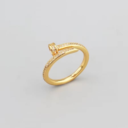 Set Bratara-Inel Gold Diamonds Nail [3]