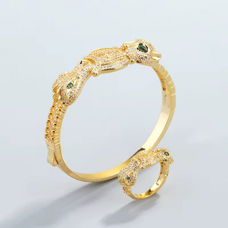 Set Bratara-Inel Gold Gatopardo Diamonds [1]