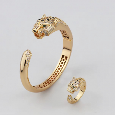 Set Bratara-Inel Gold Masterpiece Gatopardo [1]