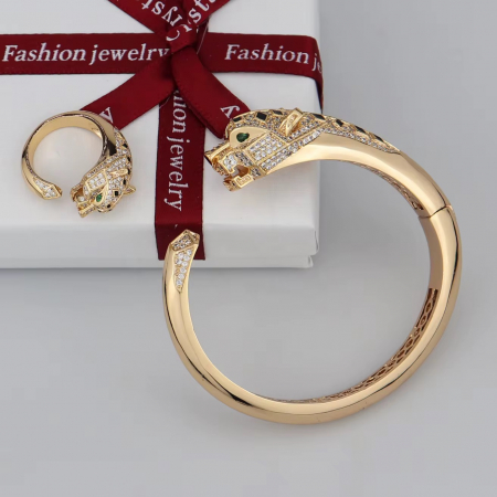 Set Bratara-Inel Gold Masterpiece Gatopardo [2]