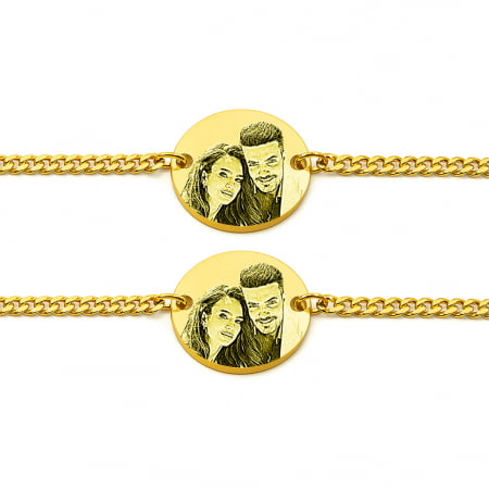 BRATARI PERSONALIZATE - Set Bratari Cupluri Cu Poza Voastra