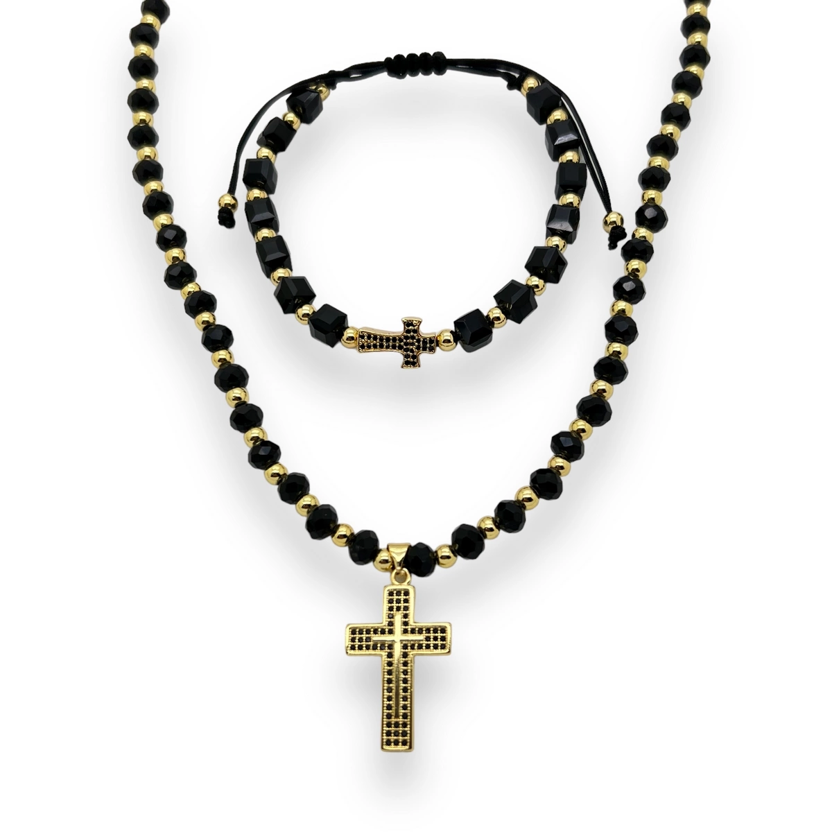 SET LANT&BRATARA - Set Brooks Lant-Bratara Rosary Cross