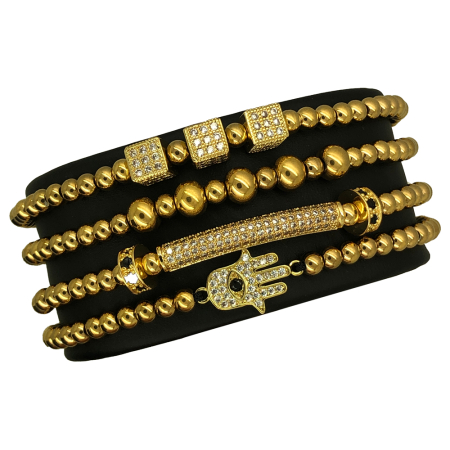 BRATARI - Set Brooks Luxury Gold Fatima Hand
