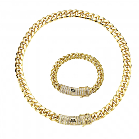BRATARI CRISTALE - Set Colier-Bratara Monaco Dinasty 8 MM