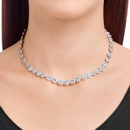 Set Colier-Bratara Silver Angelic 8 MM [1]