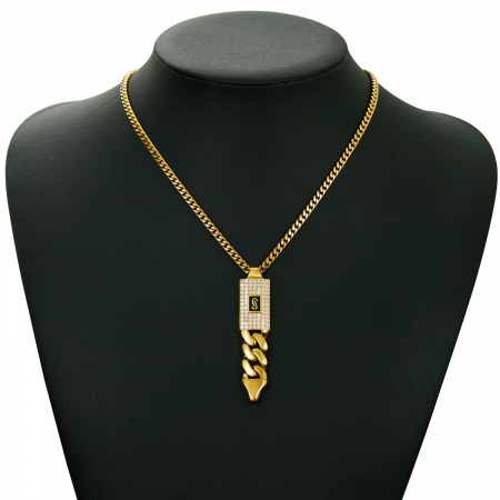 Set Colier-Cercei Monaco Dama Full Gold [1]