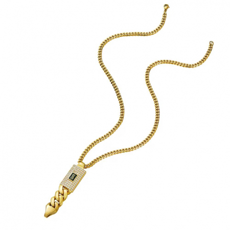 Set Colier-Cercei Monaco Dama Full Gold [4]