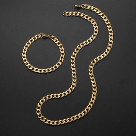 Set Cuban Classic Gold 8 mm [2]