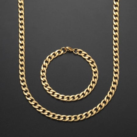 Set Cuban Classic Gold 8 mm [1]