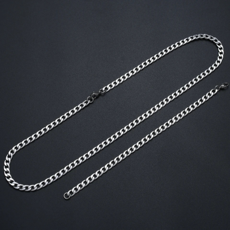 Set Cuban Stainless Steel 8 MM [3]
