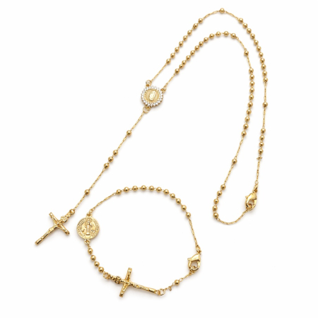 BIJUTERII DAMA - Set Dama Gold Rosary