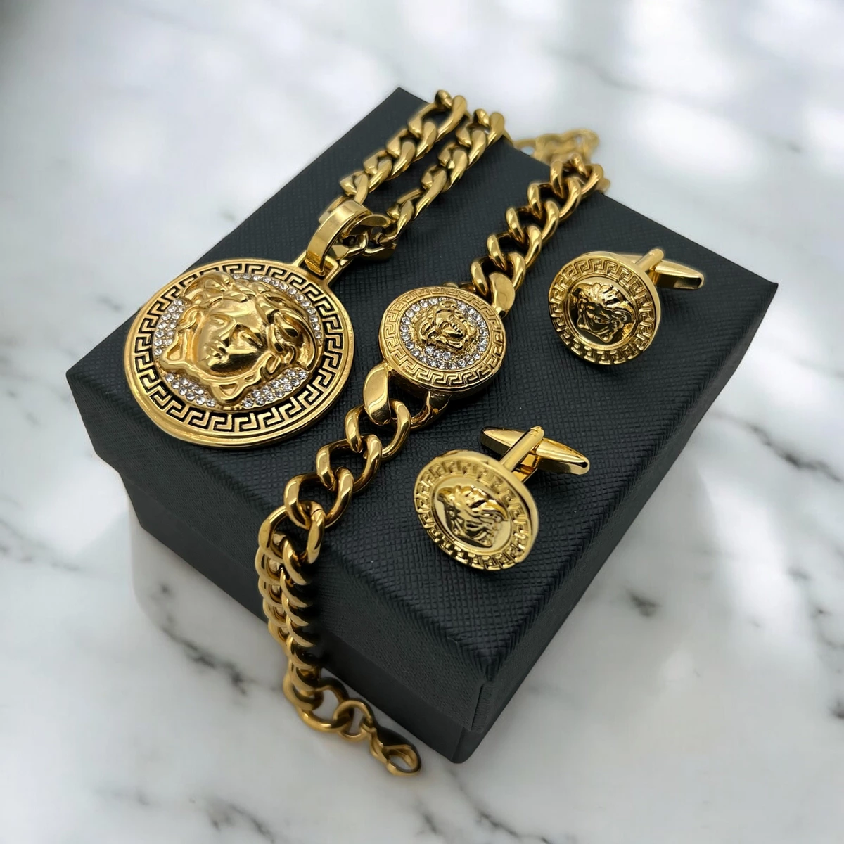 Set Full Gold Medusa Luxury [1]