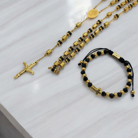 Set Lant-Bratara New Design Rosary Faberge [3]