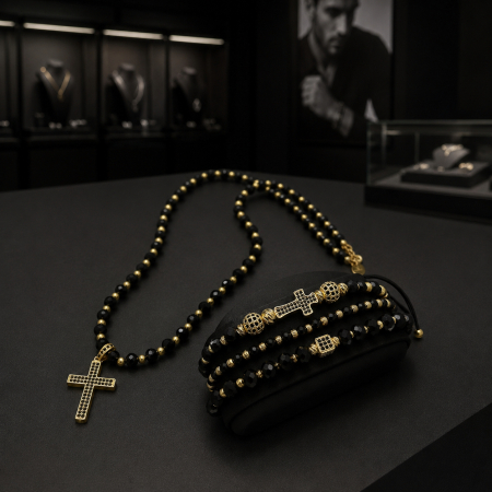 Set Lant-Bratari Gold Cross Luxury Masterpiece [2]