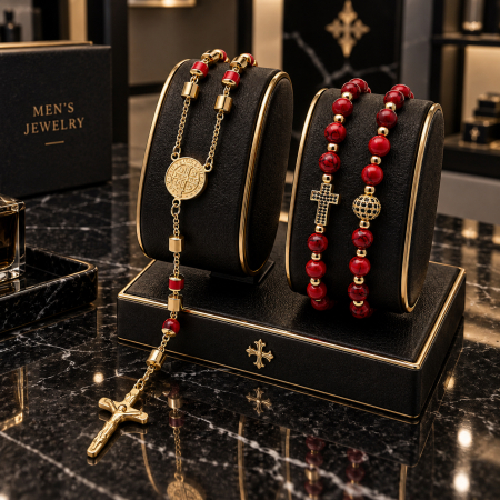 Set Lant-Bratari Rosary Red-Gold Royal [2]