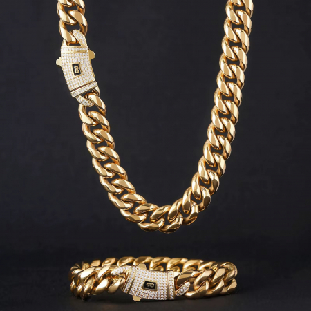 Set Monaco Gold Plated 14K 8 MM [1]