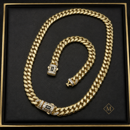 Set Monaco Gold Plated 14K 12 MM [2]