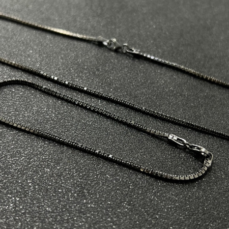 Set Tennis Argint 925 Full Black Diamonds [1]