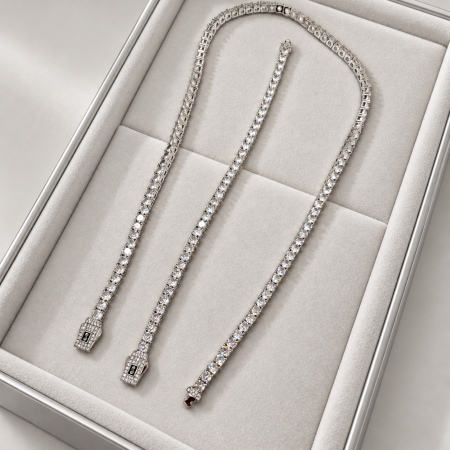 Set Tennis Monaco Diamonds 3 MM White Diamonds [2]